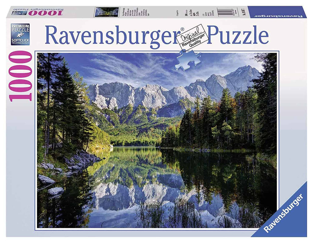 Puzzle 1000 Teile - Eibsee im Wettersteingebirge - Ravensburger