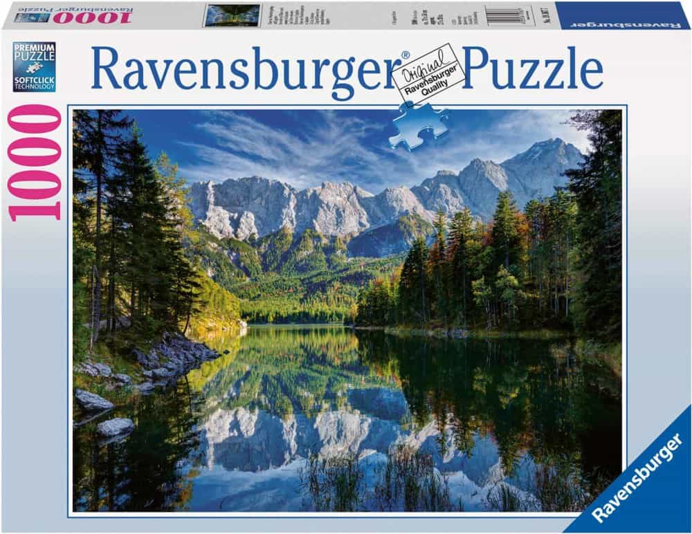 Puzzle 1000 Teile - Eibsee im Wettersteingebirge - Ravensburger