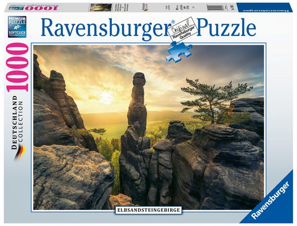 Puzzle 1000 Teile - Erleuchtung Elbsandsteing - Ravensburger