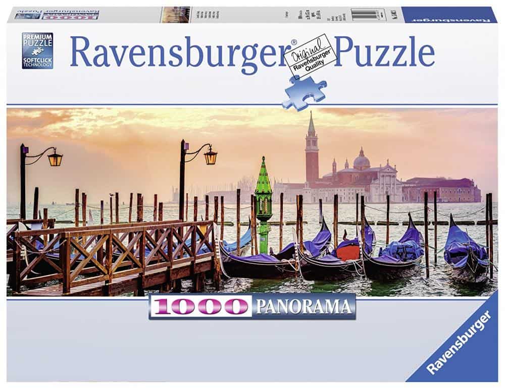 Puzzle 1000 Teile - Gondeln in Venedig Panorama - Ravensburger