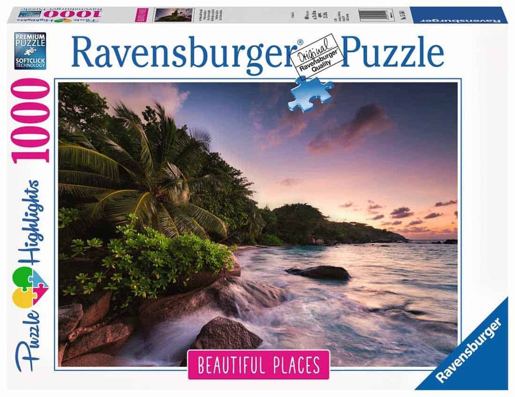 Puzzle 1000 Teile - Insel Praslin Seyschellen - Ravensburger