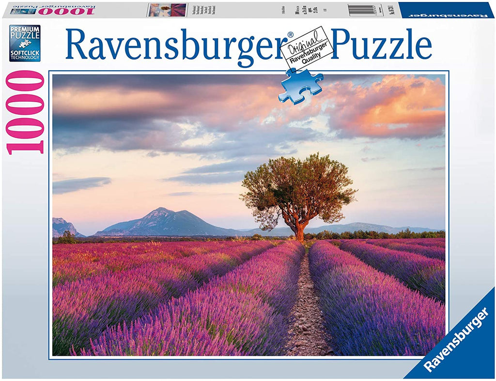 Puzzle 1000 Teile - Lavendelfeld zur goldenen Stunde - Ravensburger