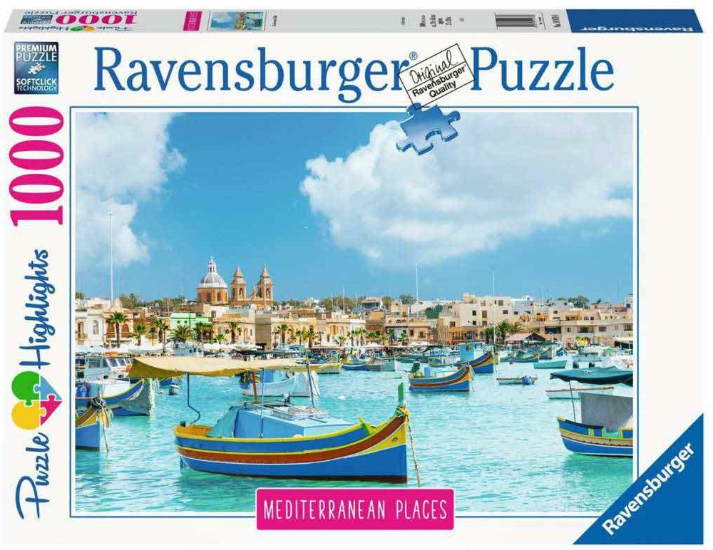 Puzzle 1000 Teile - Mediterranean Malta - Ravensburger