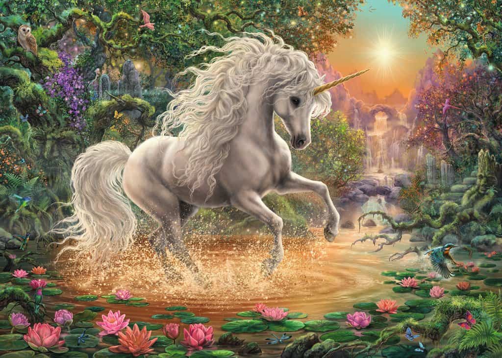 Puzzle 1000 Teile - Mystisches Einhorn - Ravensburger