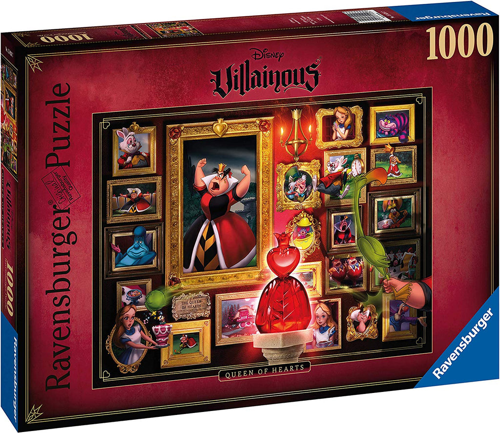 Puzzle 1000 Teile - Queen of Heart Villainous - Ravensburger