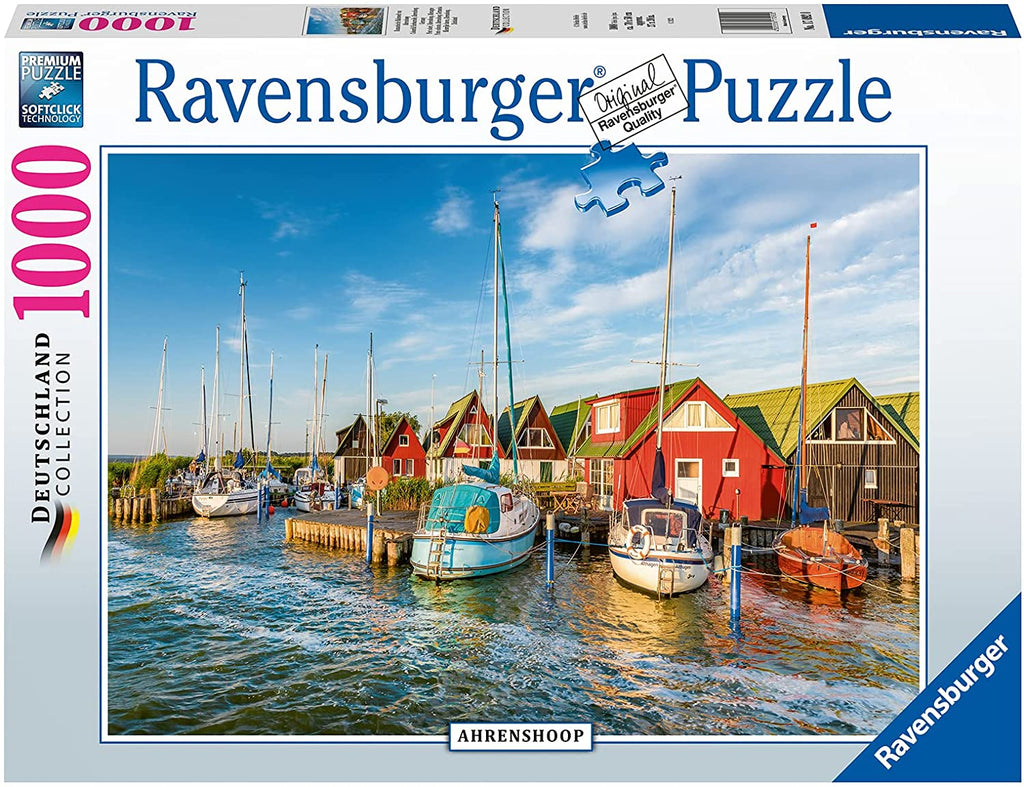 Puzzle 1000 Teile - Romantische Hafenwelt von Ahrenshoop - Ravensburger