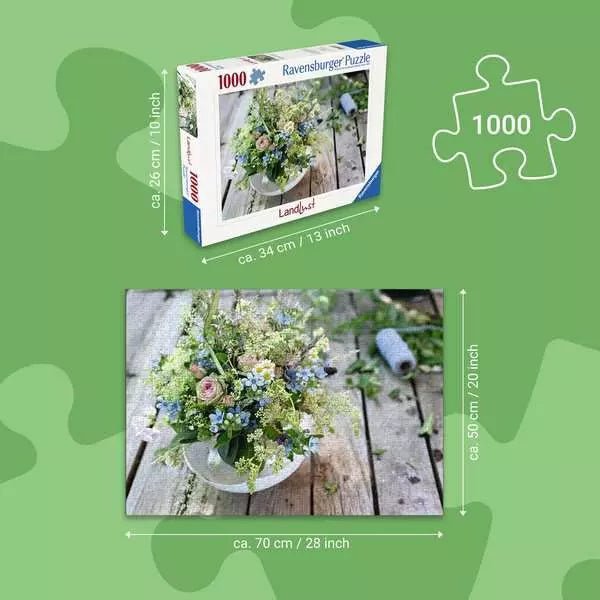 Blumen Puzzle Sommerwiese 1000 Teile Ravensburger Premium
