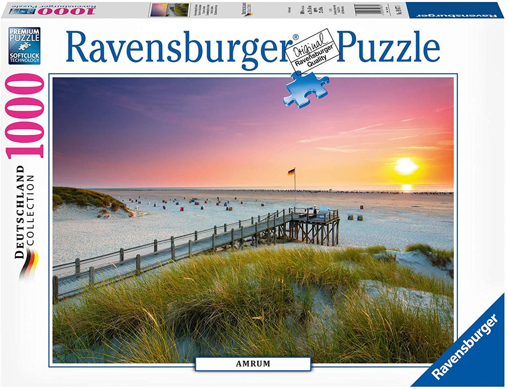 Puzzle 1000 Teile - Sonnenuntergang über Amrum - Ravensburger