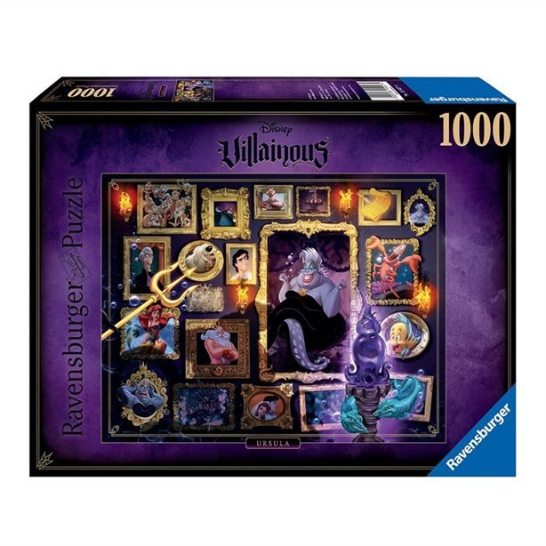 Puzzle 1000 Teile - Ursula Villainous - Ravensburger