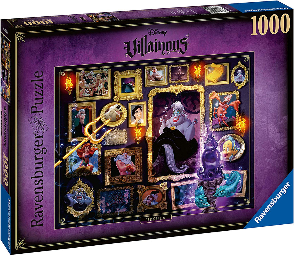 Puzzle 1000 Teile - Ursula Villainous - Ravensburger