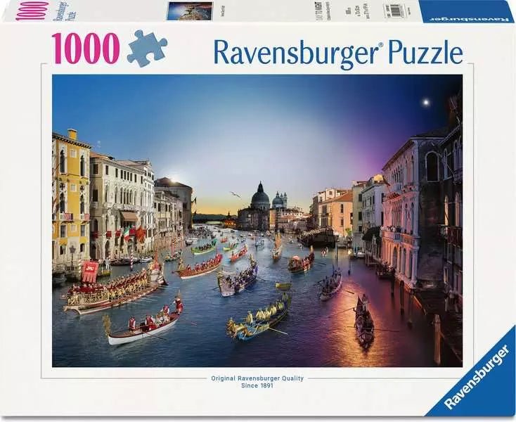 Stadtansicht Puzzle Venedig Tag zu Nacht 1000 Teile
