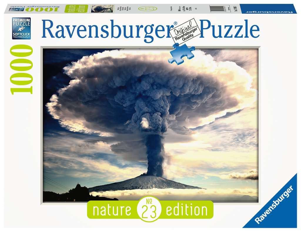 Puzzle 1000 Teile - Vulkan Etna - Ravensburger