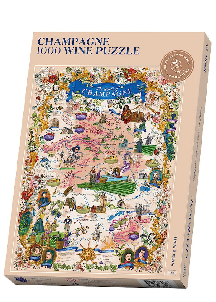 Puzzle 1000 Teile - Wine Puzzle Champagne - Water & Wines