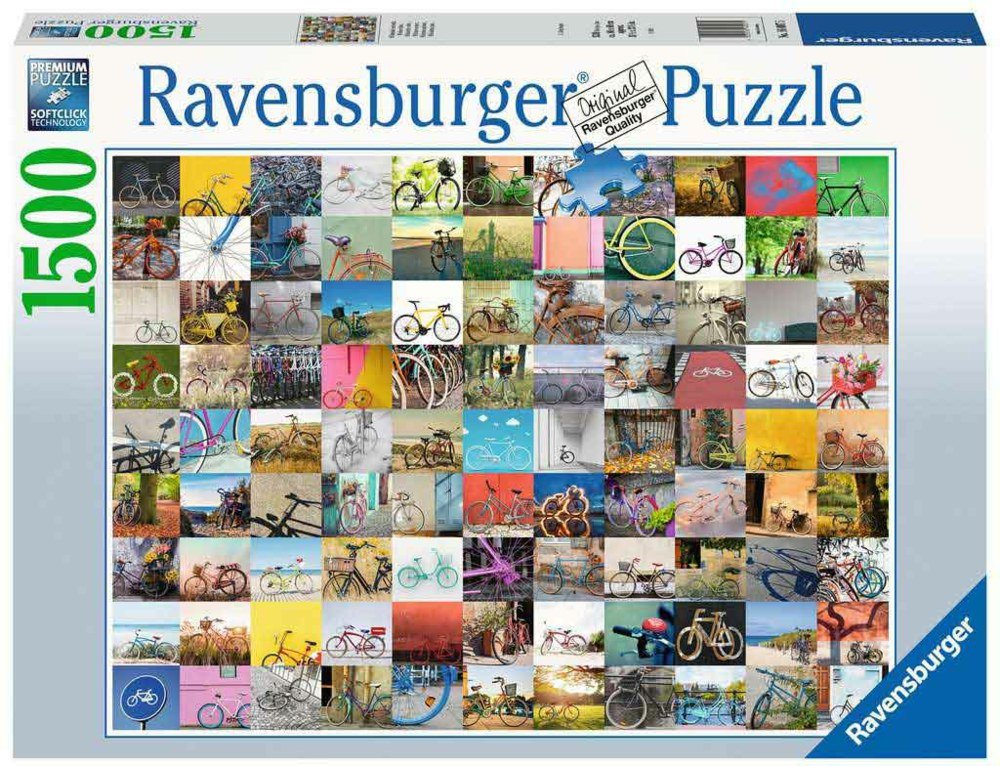 Puzzle 1500 Teile - 99 Fahrräder und mehr - Ravensburger