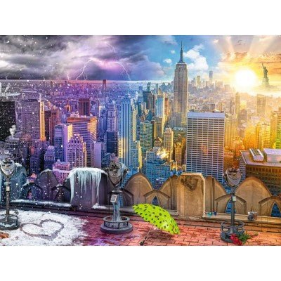 Puzzle 1500 Teile - New York im Winter und Sommer - Ravensburger