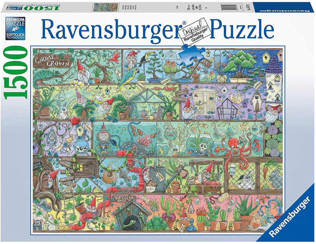 Puzzle 1500 Teile - Zwerge im Regal - Ravensburger