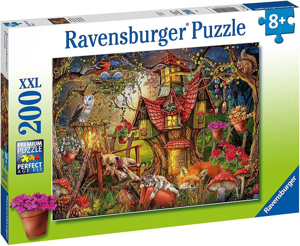 Puzzle 200 Teile XXL - Das Waldhaus - Ravensburger