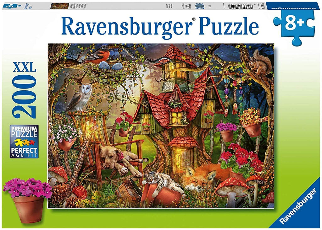 Puzzle 200 Teile XXL - Das Waldhaus - Ravensburger