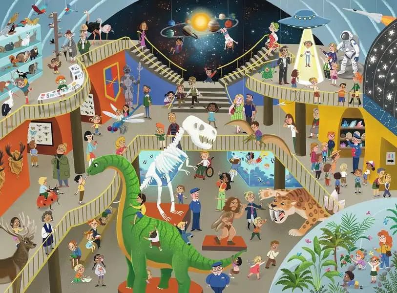 Ravensburger Kinderpuzzle Im Naturkundemuseum 200 Teile ab 8
