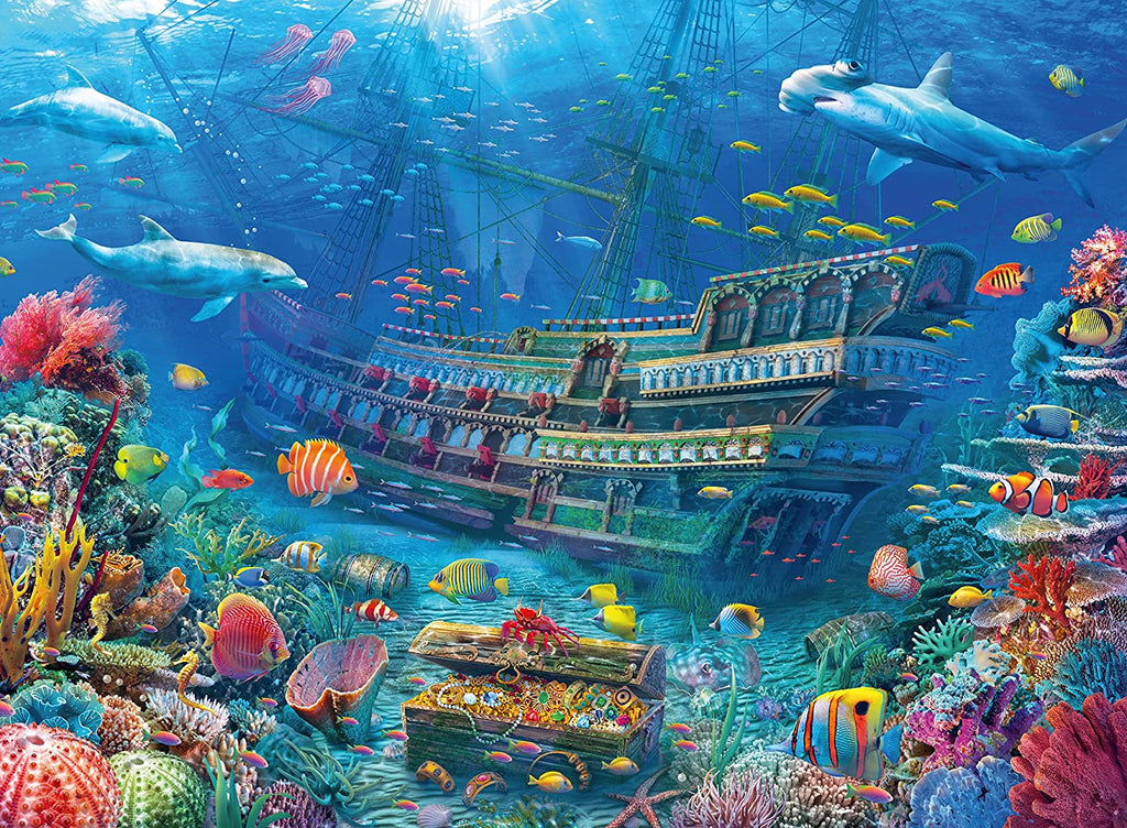 Puzzle 200 Teile XXL - Versunkenes Schiff - Ravensburger