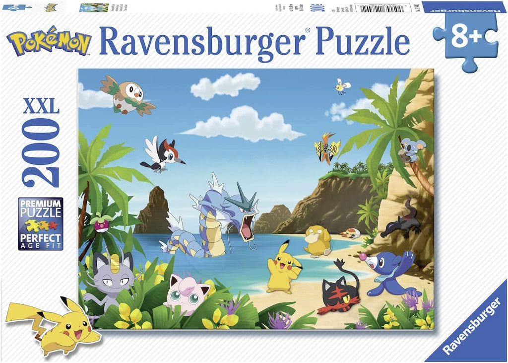 Puzzle 200 XXL Teile - Pokemon: Schnapp sie dir alle - Ravensburger