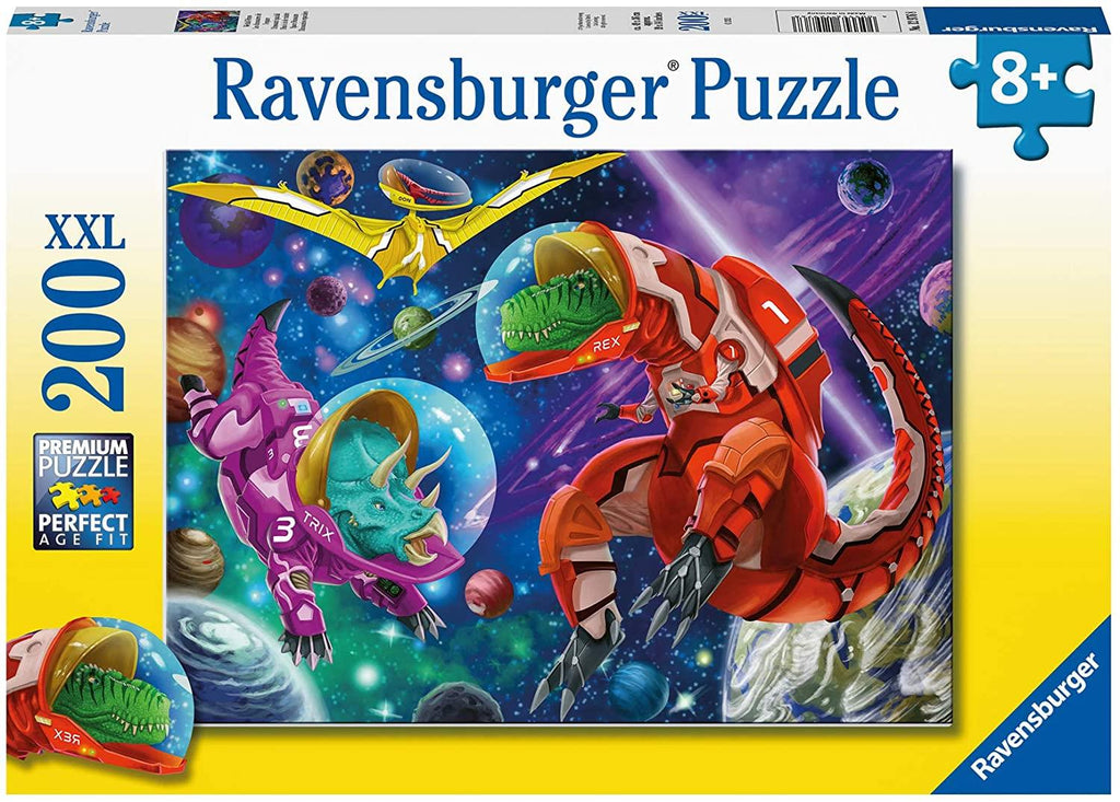 Puzzle 200 XXL Teile - Weltall Dinos - Ravensburger