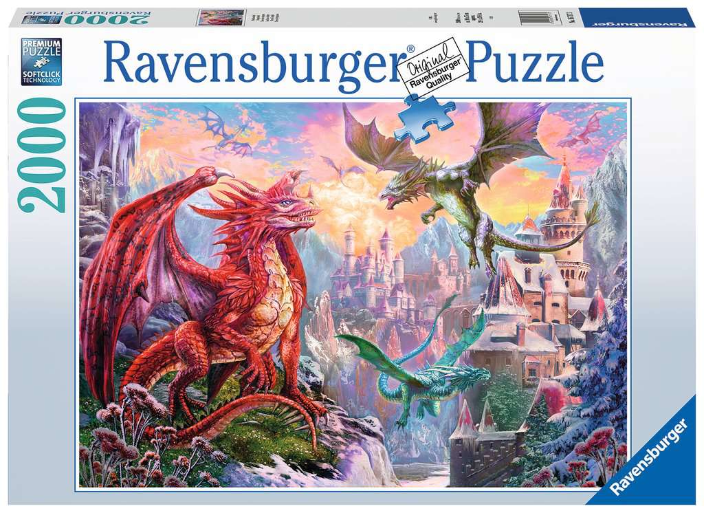 Puzzle 2000 Teile - Drachenland - Ravensburger