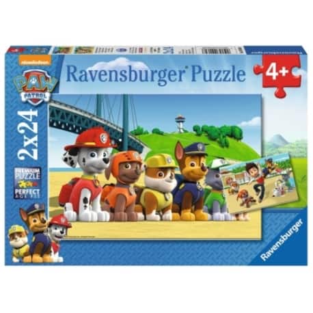 Puzzle 2x24  - Paw Patrol - Ravensburger