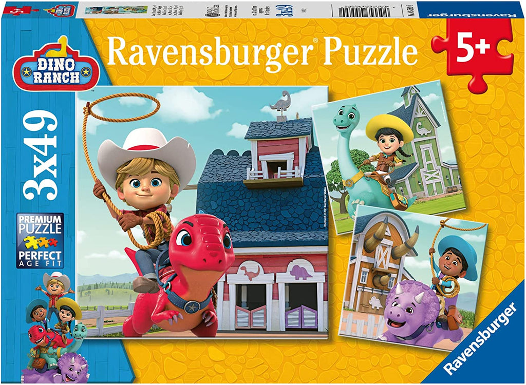 Puzzle 3 x 49 Teile - Jon, Min und Miguel - Ravensburger