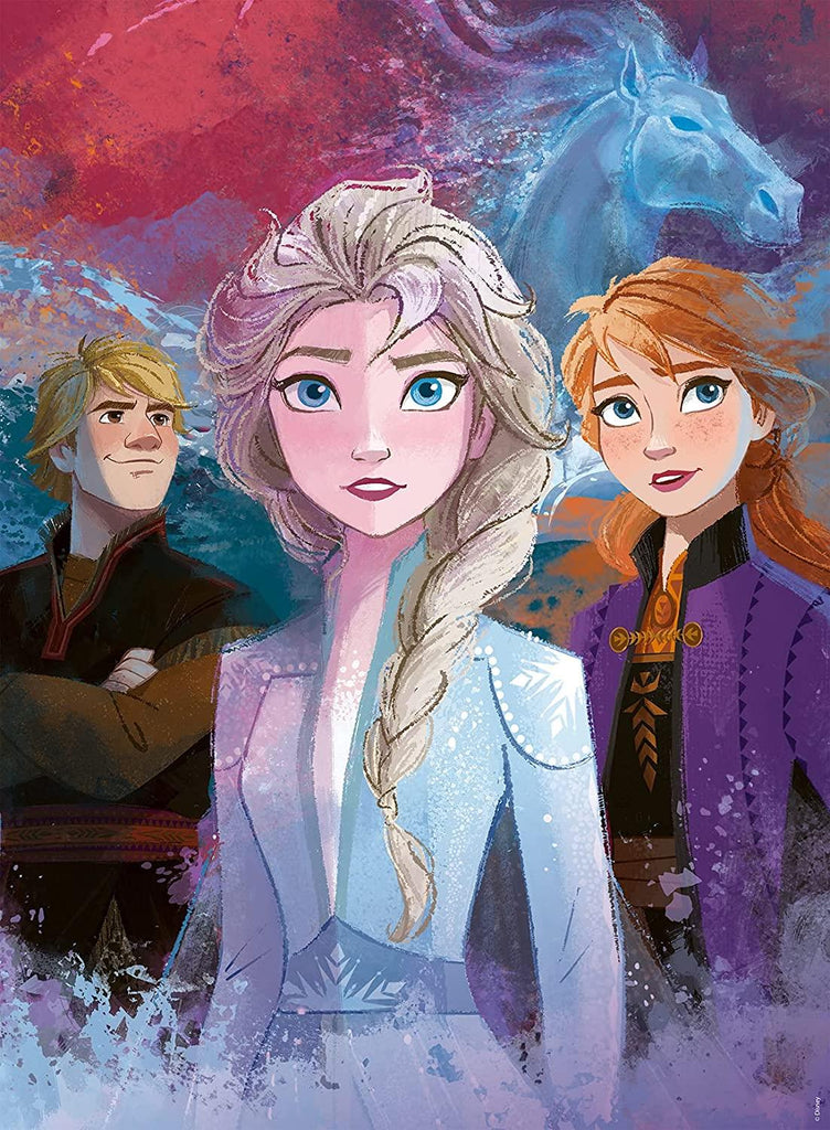 Puzzle 300 XXL Teile - Elsa, Anna und Kristof - Ravensburger