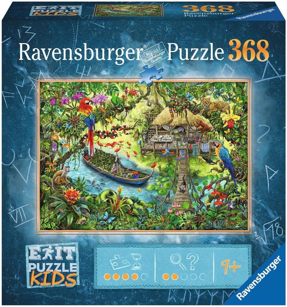 Puzzle 368 Teile - EXIT: Die Dschungelexpedition - Ravensburger