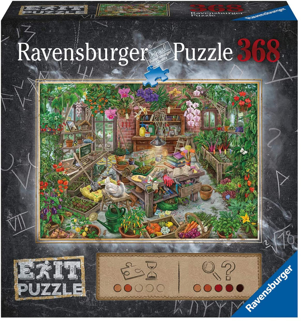 Puzzle 368 Teile - EXIT: Im Gewächshaus   - Ravensburger