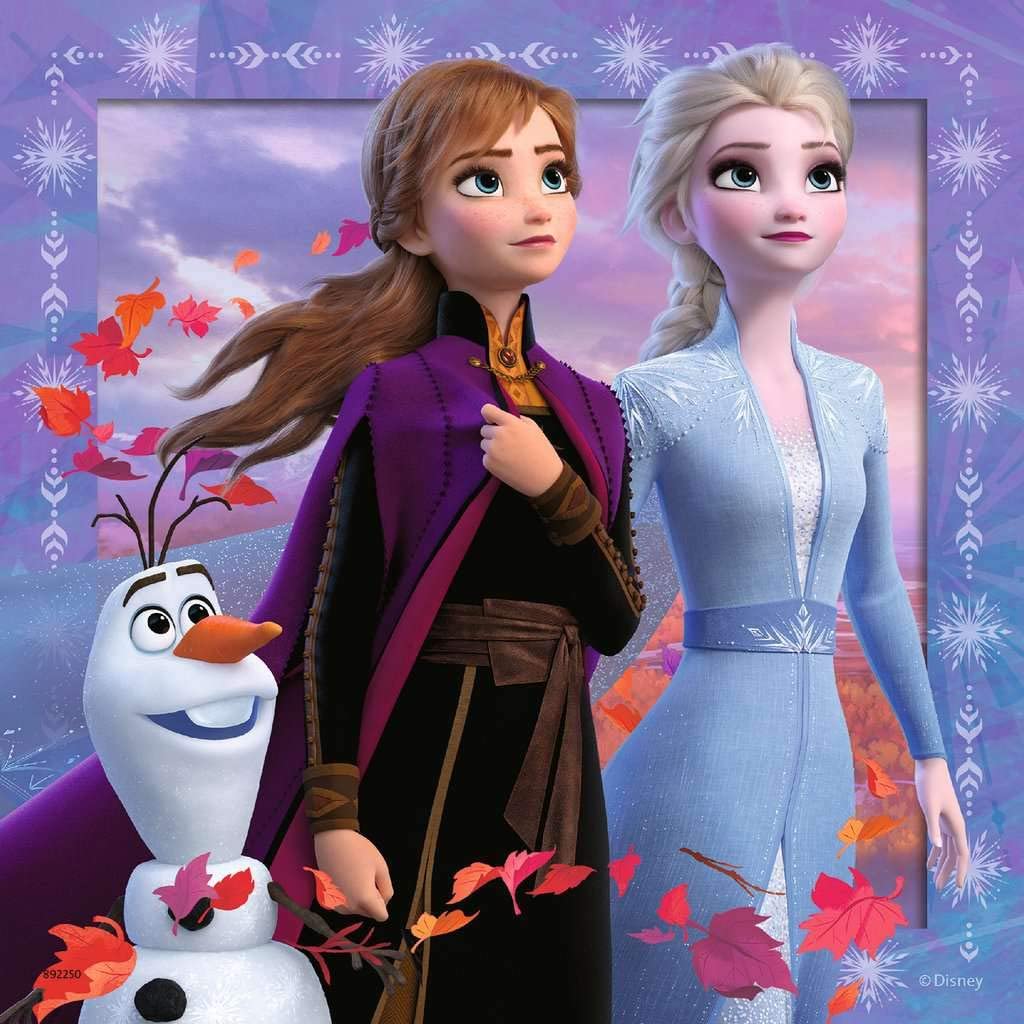 Puzzle 3x49 - Die Reise beginnt Frozen II - Ravensburger