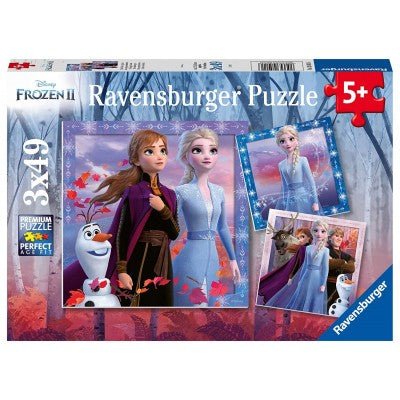 Puzzle 3x49 - Die Reise beginnt Frozen II - Ravensburger