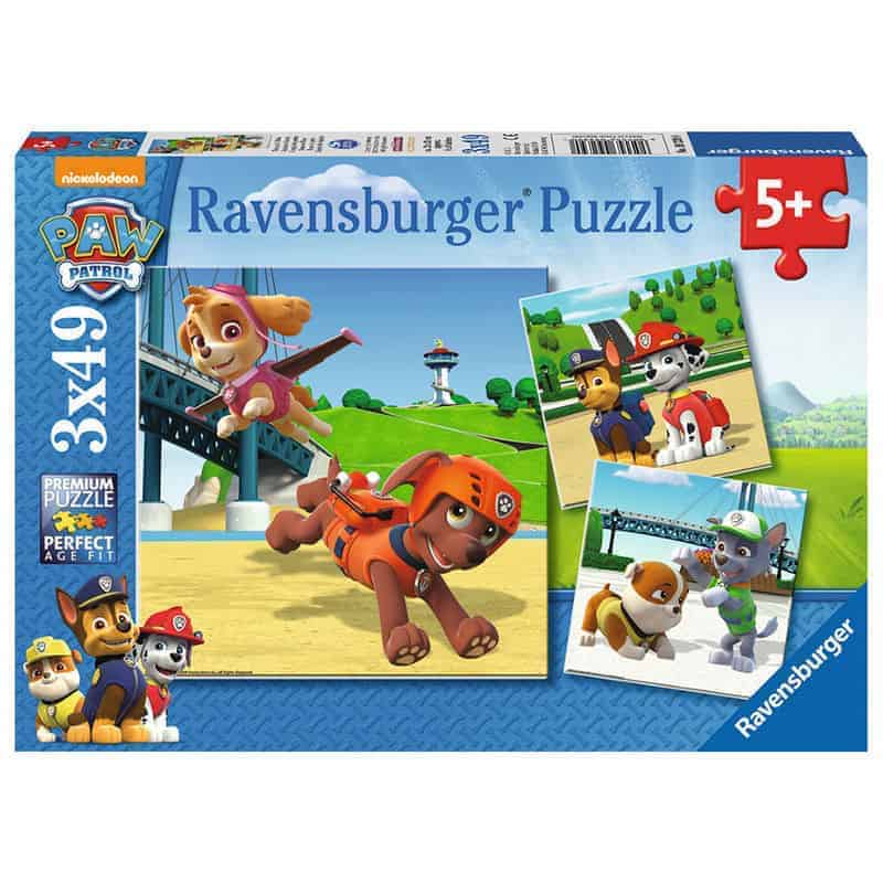 Puzzle 3x49 - Paw Patrol - Ravensburger