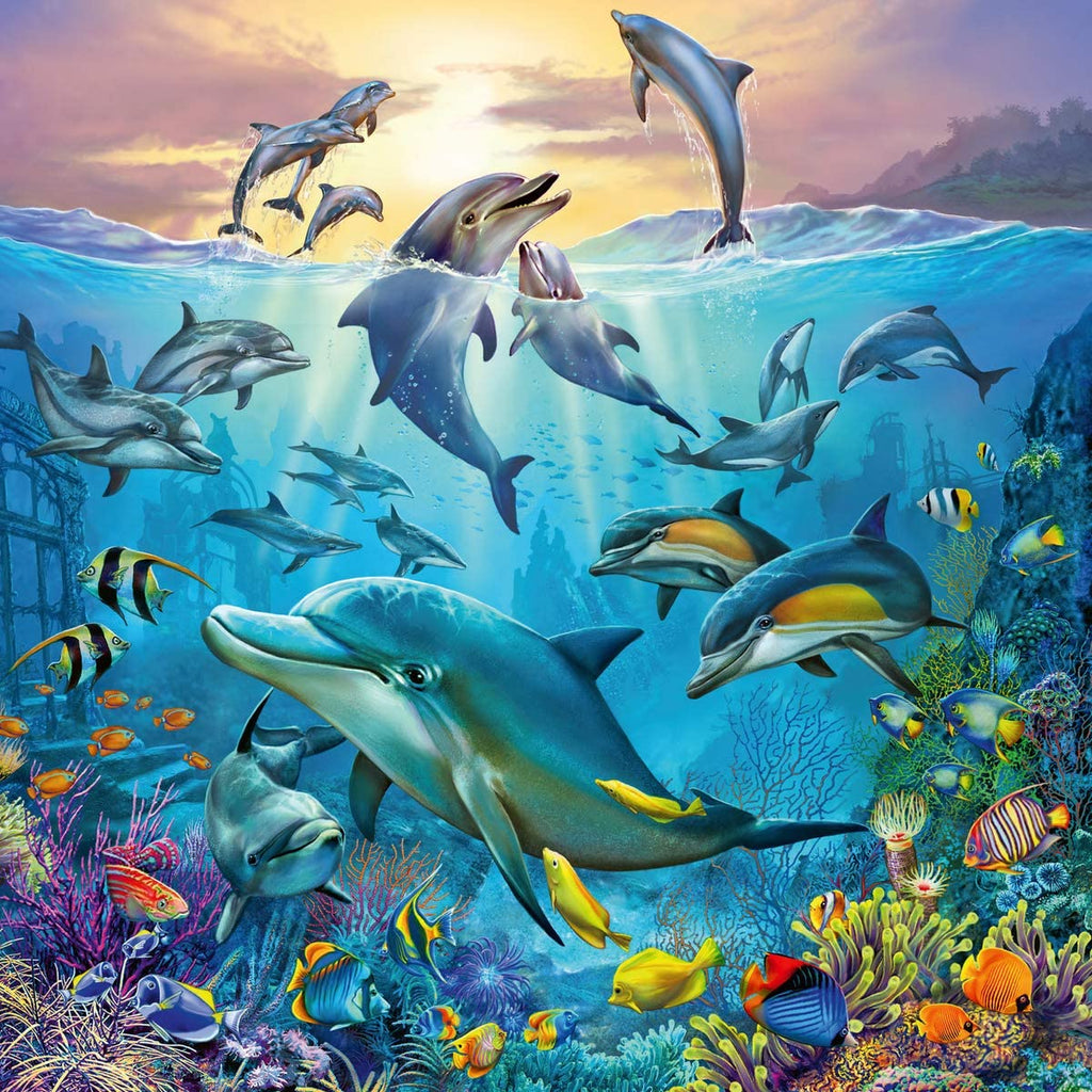 Puzzle 3x49 - Tierwelt des Ozeans - Ravensburger