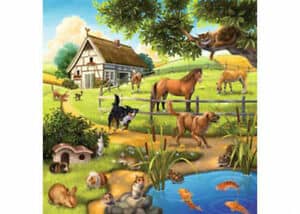 Puzzle 3x49 - Wald/Zoo/Haustiere   - Ravensburger