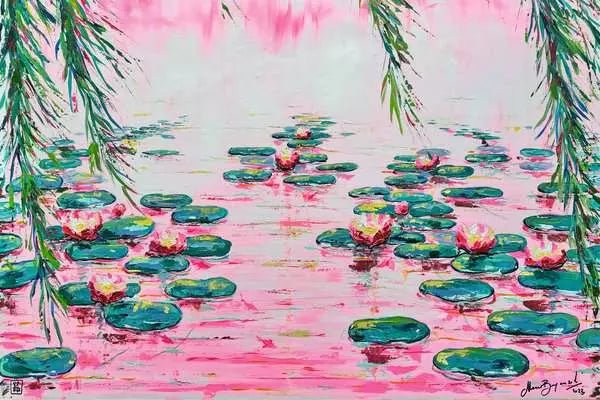 Puzzle 4000 Teile - Pink Water Lilies - Ravensburger