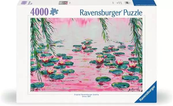 Puzzle 4000 Teile - Pink Water Lilies - Ravensburger