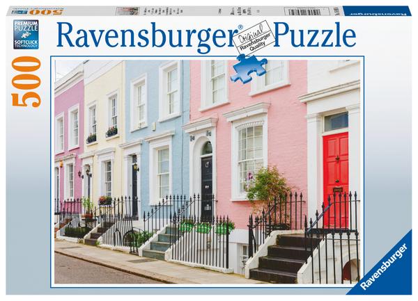 Puzzle 500 Teile - Bunte Stadthäuser in London - Ravensburger