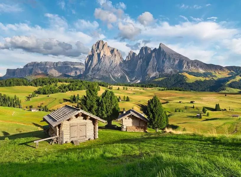 Ravensburger Puzzle 500 Teile Dolomitenidylle Seiser Alm
