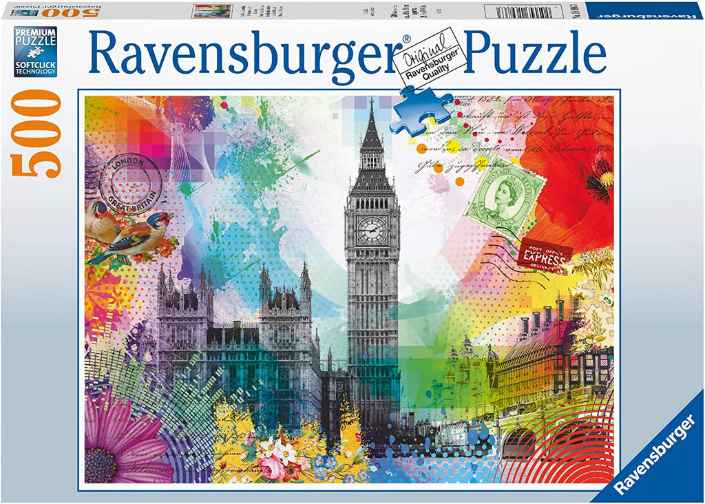 Puzzle 500 Teile - Grüße aus London - Ravensburger