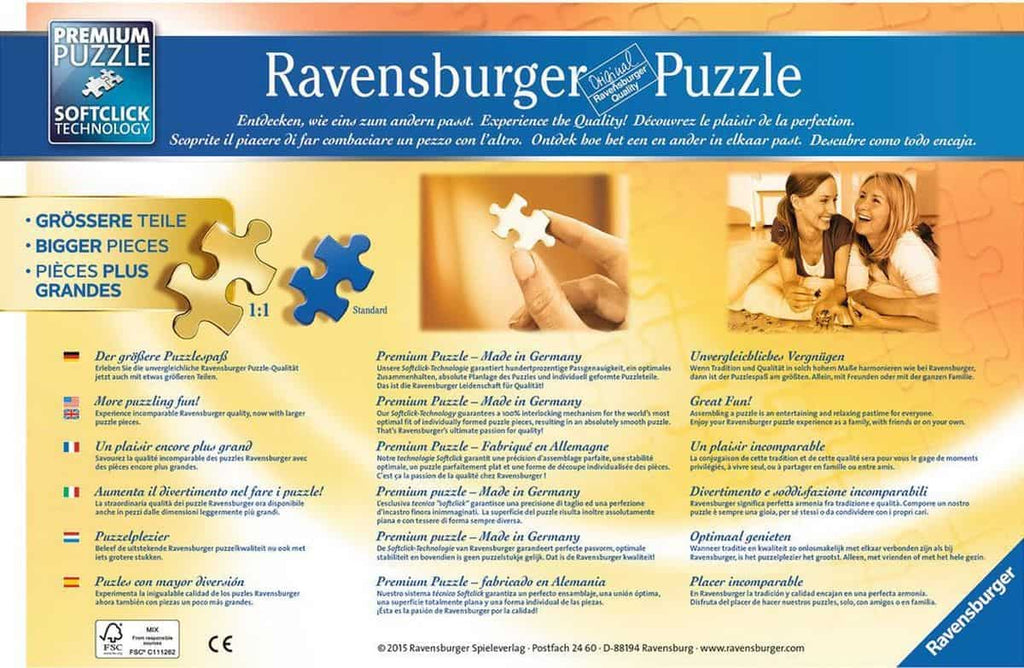 Puzzle 500 Teile - Strandkörbe in Ahlbeck, Ostsee - Ravensburger