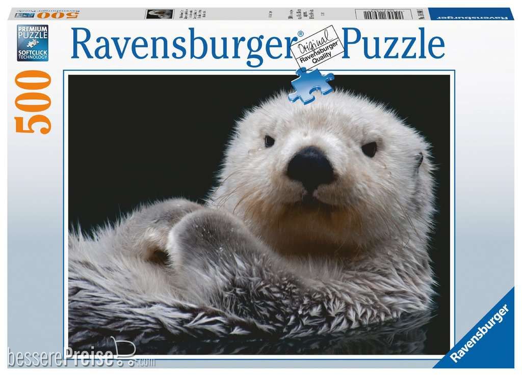 Puzzle 500 Teile - Süsser kleiner Otter - Ravensburger