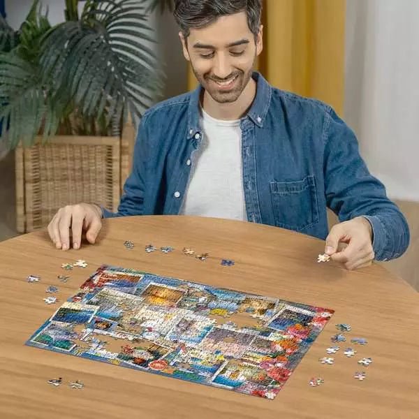 Puzzle 500 Teile Weltreise Pinnwand Collage Ravensburger
