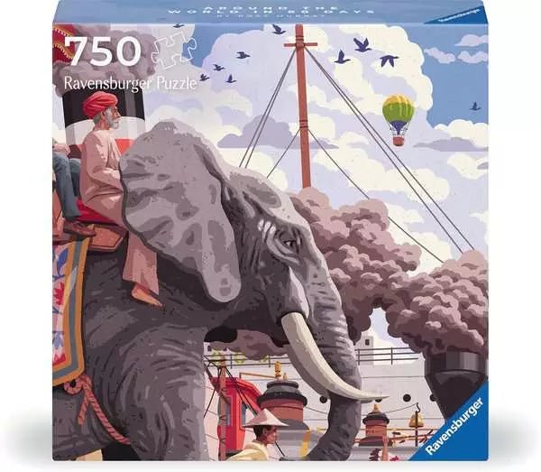 Puzzle 750 Teile - Around the world in 80 days - Ravensburger