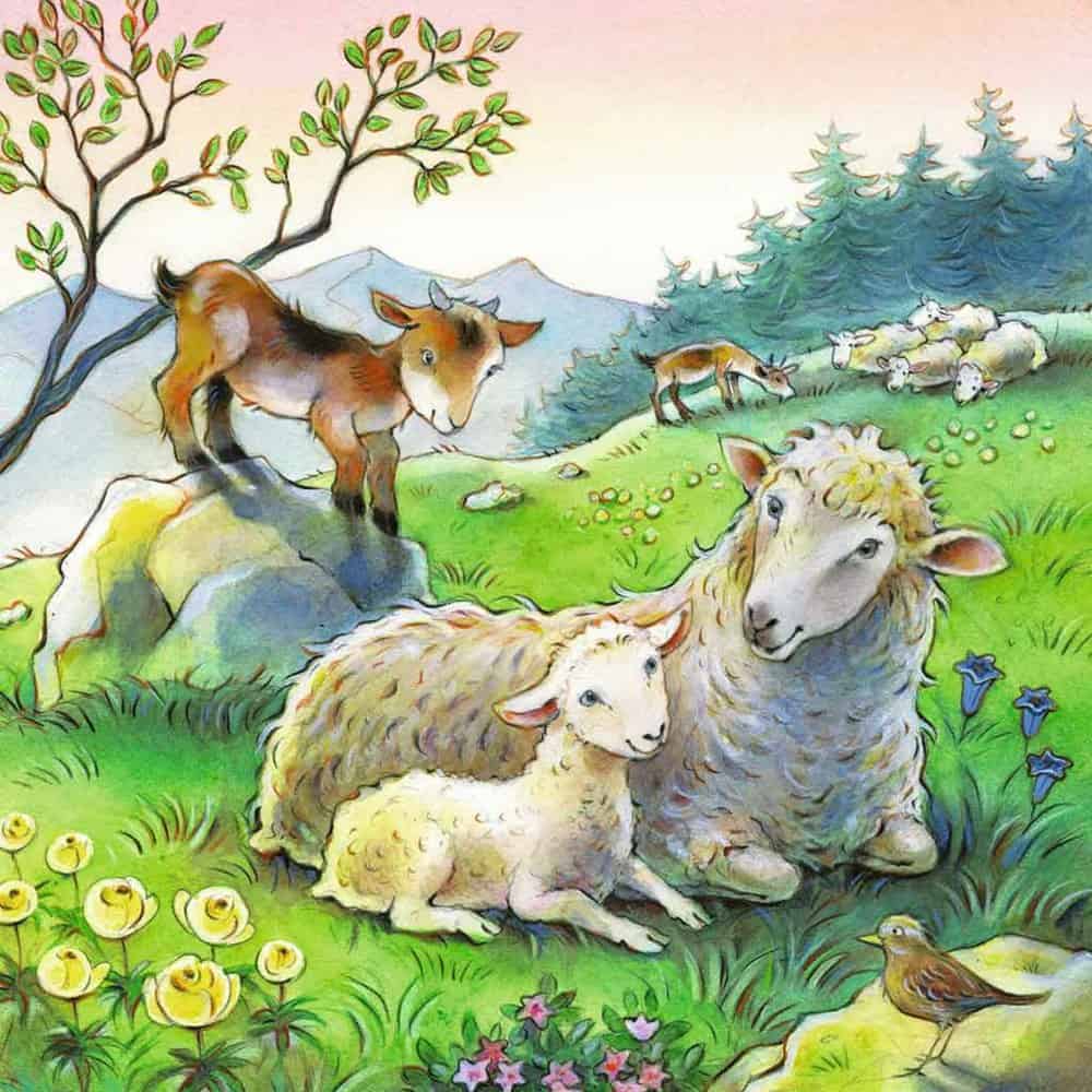 Puzzle bis 49 Teile - Kuschelzeit 3x49   - Ravensburger