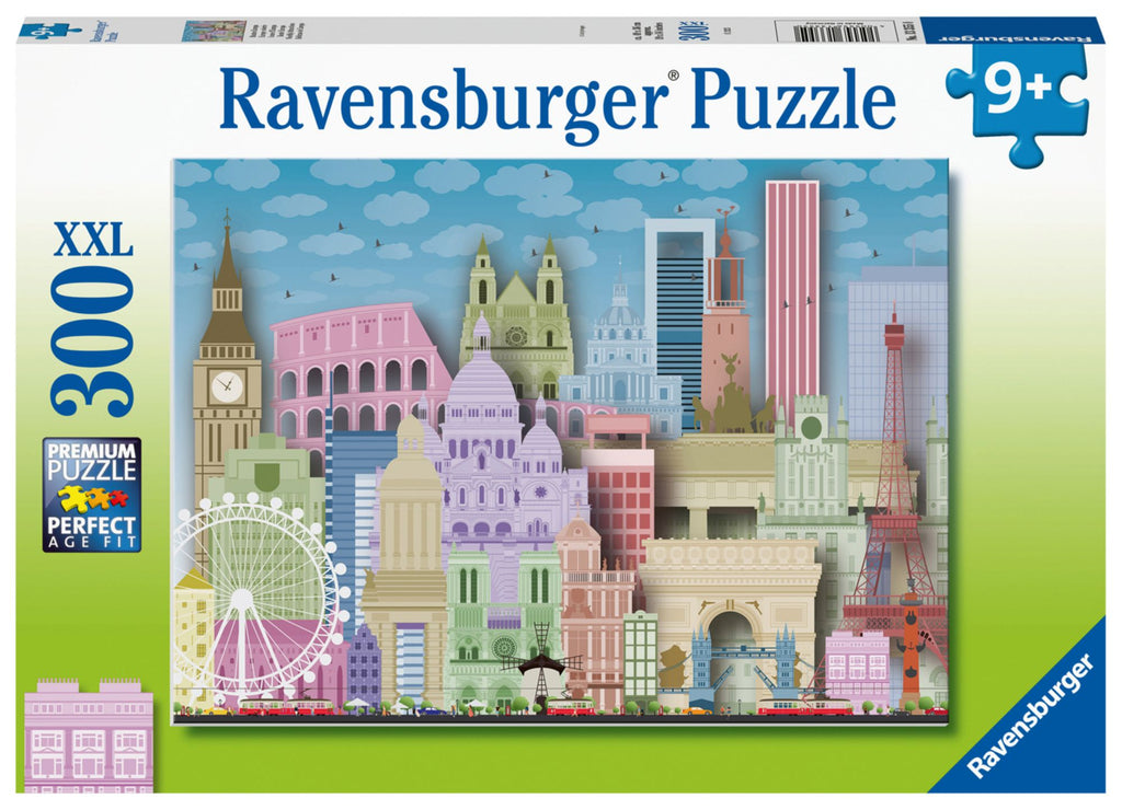 Puzzle - Buntes Europa, 300 XXL - Teile - Ravensburger