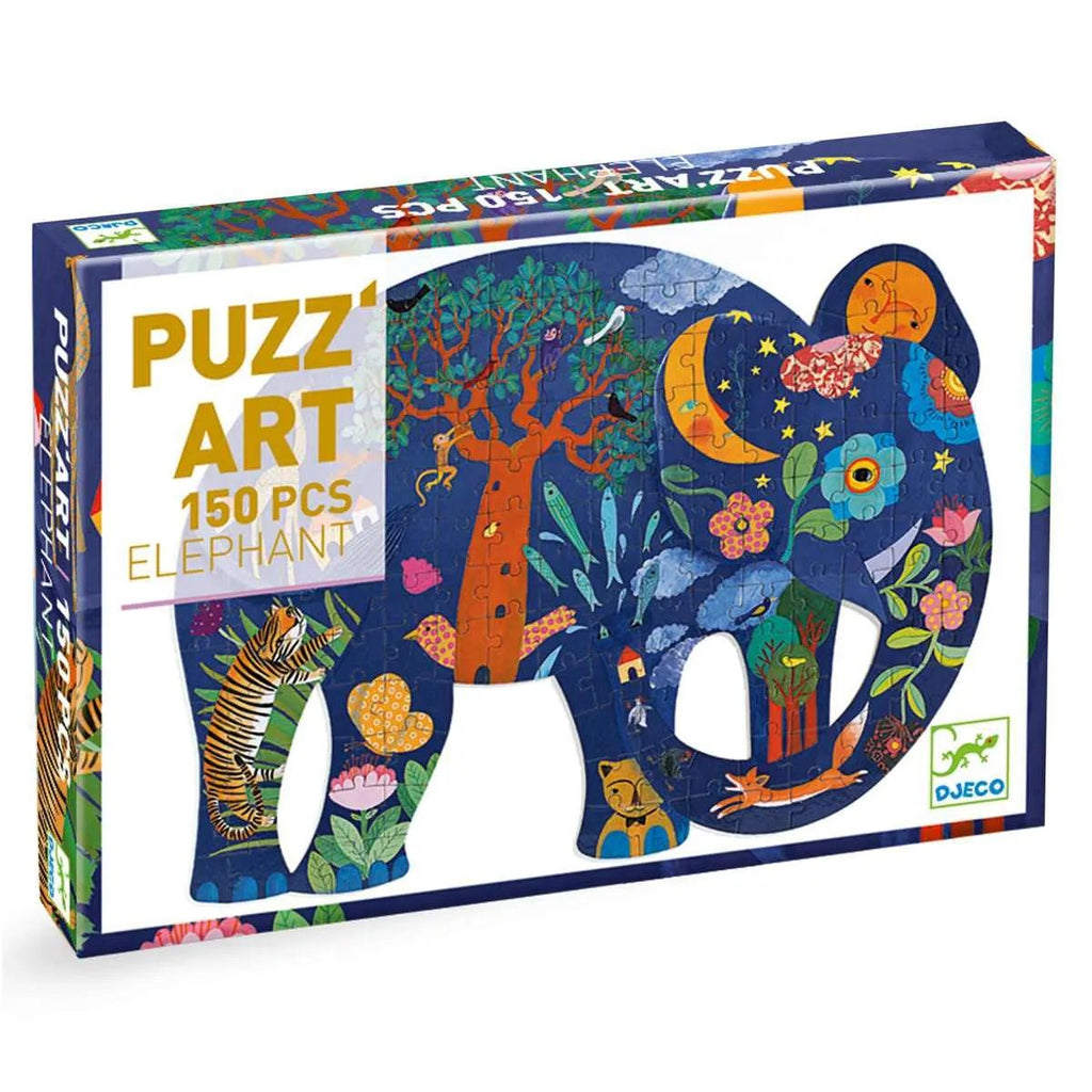 Puzzle: Puzz'Art Elefant - 150 Teile - Djeco