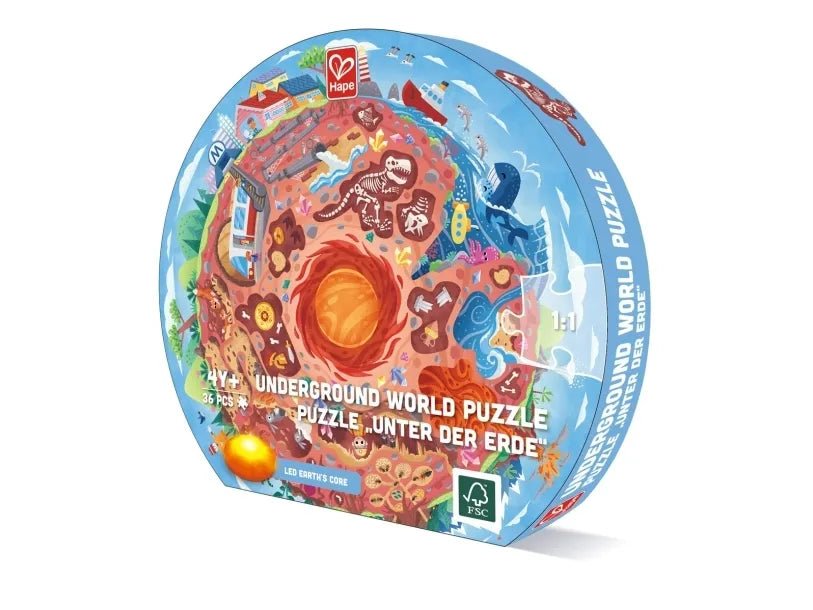 Puzzle - Unter der Erde (36 Teile) - Hape